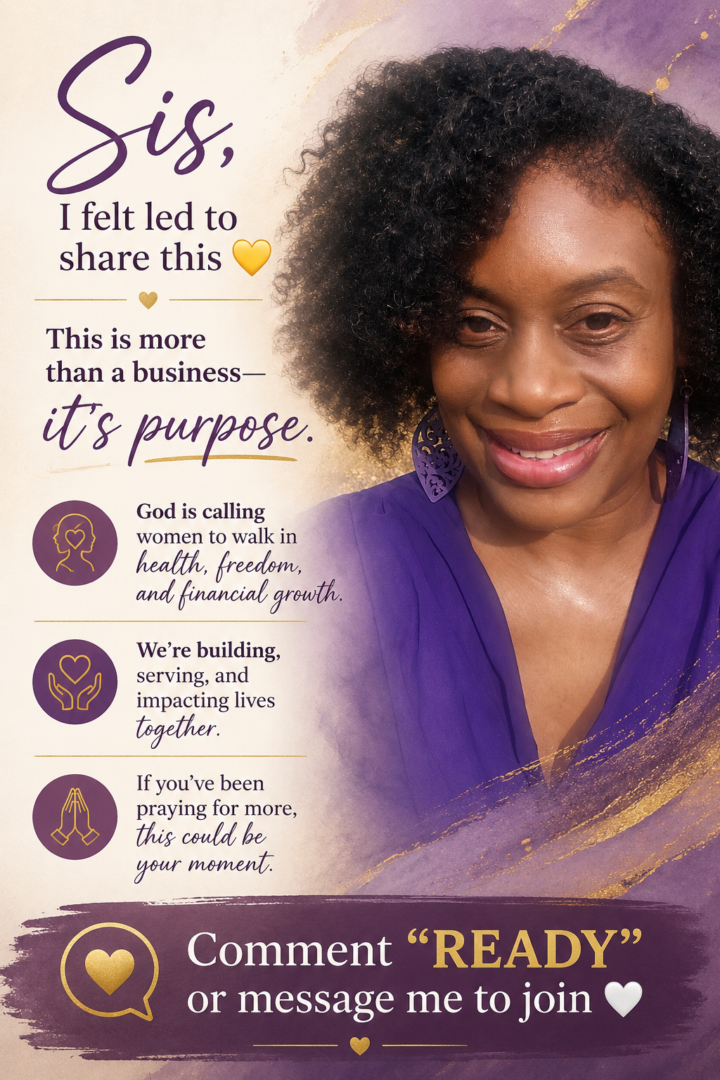 Purpose and Community Flyer